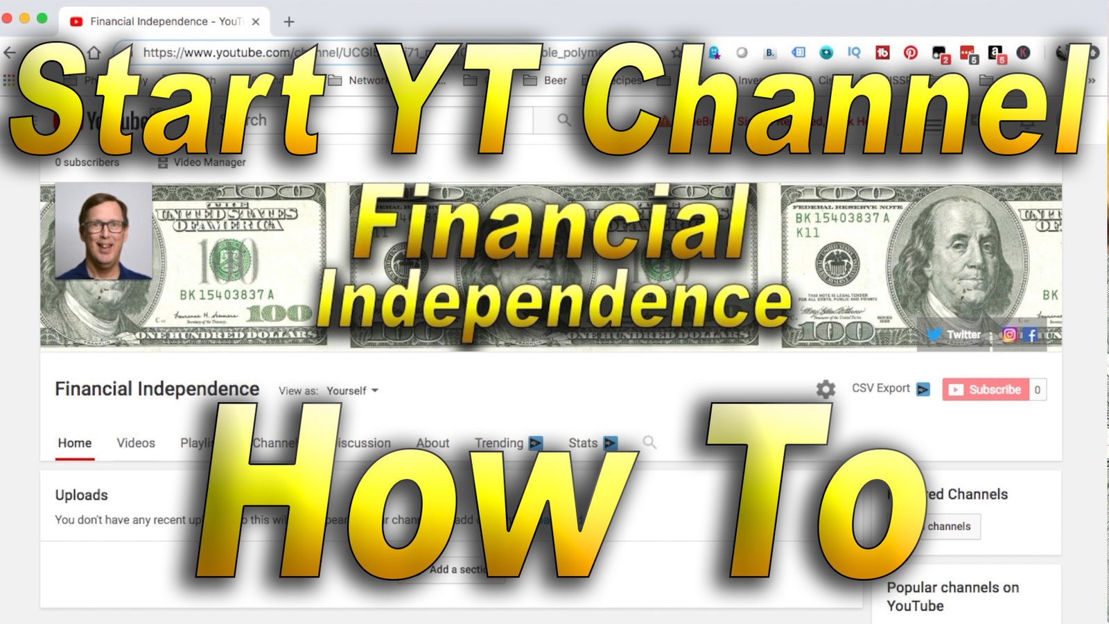 How To Start a YouTube Channel in 2019