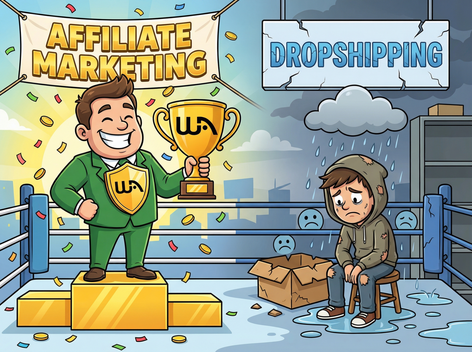 Affiliate Marketing over Dripshipping